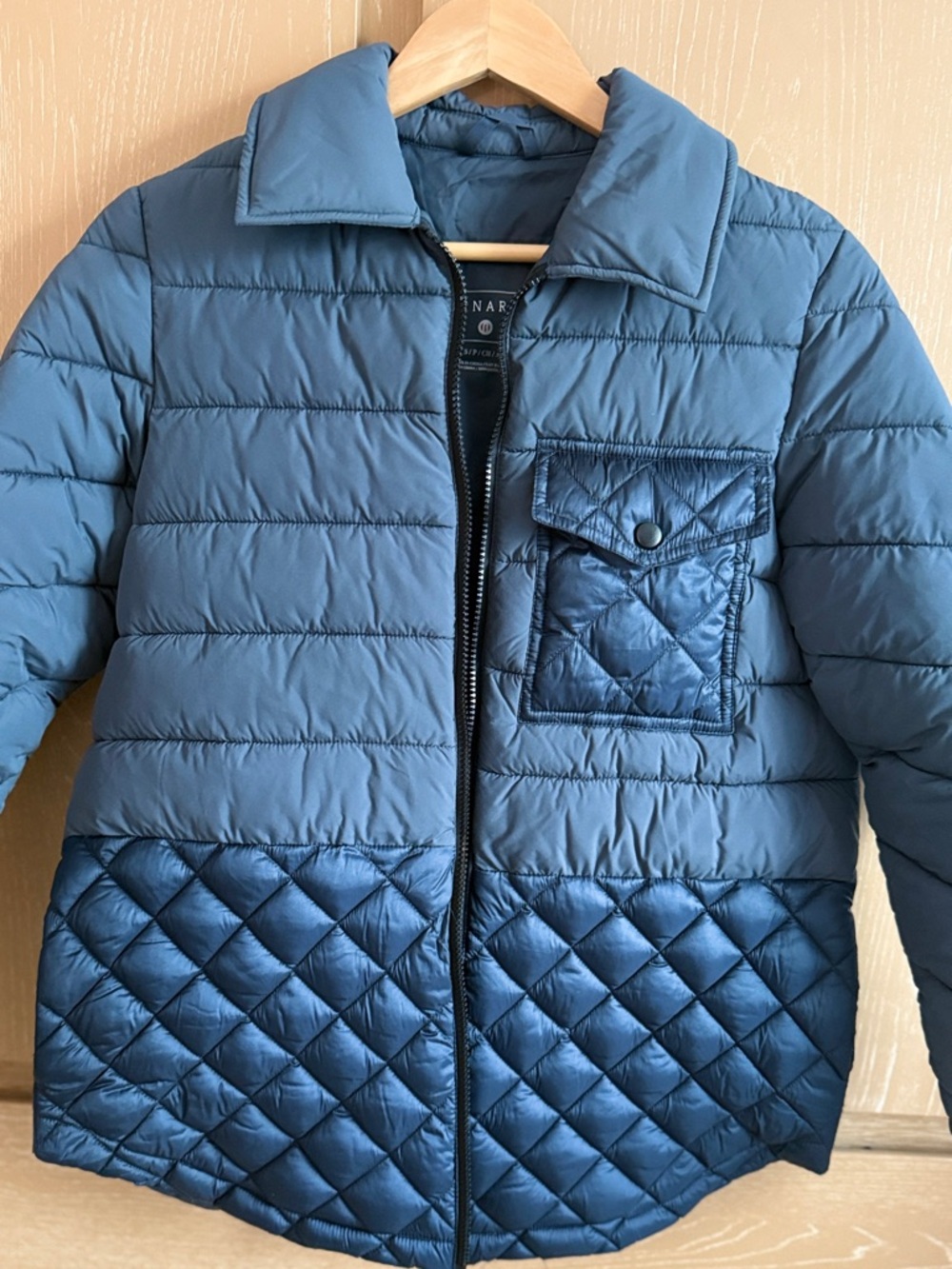 Bernardo Navy Blue Quilted Jacket